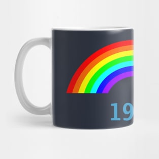 Vintage Rainbow 1970 A Retro Year Mug